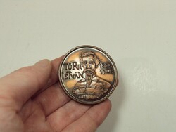 MÉE-MNT XVIII. Vándorgyűlés Baja 1988. VIII. 13-14. - bronz emlékérme