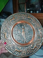 Réz lemez falitányér 2.Több 100 termék akciós aukciós vegye vigye