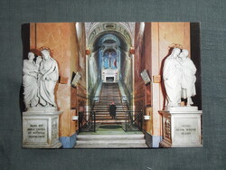 Képeslap,Olaszország,Róma,Szent Lépcső,Scala Sancta látkép,részlet,1970-