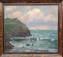 Ismeretlen festő : Tengerpart, XX.sz. eleje