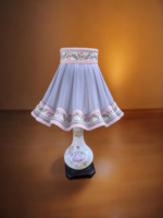 Limoges porcelán asztali lámpa.