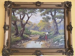 Barsi Béla / Erdei patak /