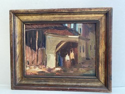 ÁRON NAGY LAJOS BUDAPEST, 1913 - 1987, SZÉKESFEHÉRVÁR - Beszélgetők .