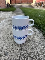 Alföldi retro  kakaós  virágos bögre falusi paraszti gyűjtői nosztalgia darab