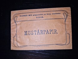 1920 körül, gyógyszertári tasak, Ózd, Rajzinger Imre gyógyszertára