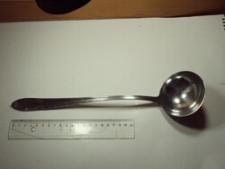 Retro evőeszköz szedőkanál, mérőkanál - Elzett Művek gyártó - átmérő: 8,4 cm