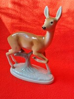 Royal Dux őzike / Bambi porcelán figura