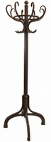 ​Thonet hajlított fa állófogas, No. 10201-es modell, jelzett, 203 cm magas, századfordulós darab