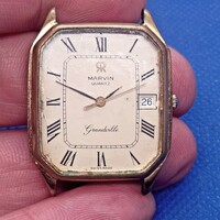 MARVIN QUARTZ ETA 555.412 -es SZERKEZETTEL   FÉRFIKARÓRA