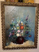 Jancsek A - Bokréta..80x60cm plusz kerete(!)