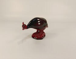 ROYAL DOULTON - FLAMBÉ, ÖKÖRVÉR MÁZAS PULYKA FIGURA! (H131)