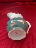 Zsolnay Pompadour I. zöld tejszínes kiöntő kávéskészlethez.