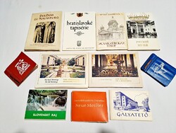 Nagyon sok régi kép, képeslap 11 db tartóban, leporellóban, a legtöbb orosz