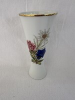 Bavaria Német porcelán váza 15x6,5 cm 1930-60.