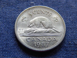 Kanada 5 Cent 1987