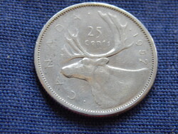Kanada 25 Cent 1957 0.8000 ezüst 5,83 g