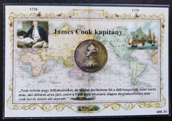 IM14 / 2020 James Cook kapitány emlékív postatiszta