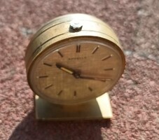 Extra ritka Apella Svájci mini asztali csörgős ébresztő óra