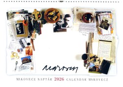 AKCIÓS ÁR ! Makovecz naptár Calendar Makovecz 2026 amivel ÉPITÉSZ LEGENDA foglalkozott - inspirálta