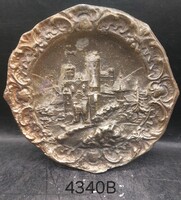 Domborműves bronz fali tányér 4340B