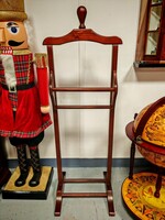 Beautiful Near-New Solid Wood Vintage Standing Coat Rack, Large Solid Wood Hall Tree