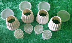 Tupperware puding forma, ételformázó,hidegtál készítő- 4 db