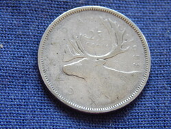 Kanada 25 Cent 1953 0.8000 ezüst 5,83 g