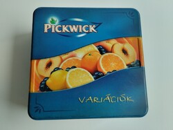 Pickwick tea fém doboz