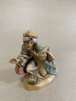 Vintage Fontanini Szent József figura – 11 cm-es olasz betlehemi szobor (504)