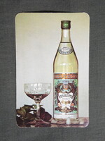 Kártyanaptár,Helvécia vermut,Ágker Kft.,1982,  (1)