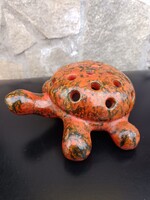 Retro Tófej Kerámia Teknős Ikebana