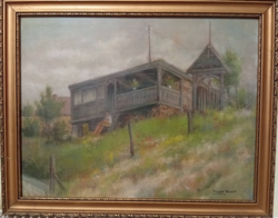 Nádler Róbert pasztell életképe