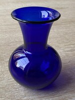 Kobaltkék karcagi üvegváza