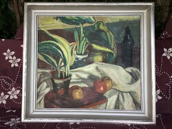 Kalló József - Csendélet almákkal .