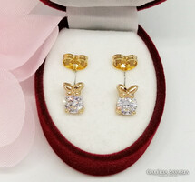 Xuping aranyozott antiallergén fülbevaló, 9 mm (2354)