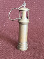 Mini bányász lámpa asztal dísz