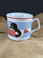 Antik Zsolnay ritka Kisvakondos gyerek bögre