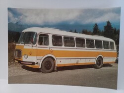 Régi képeslap  Jelcz car- busz Pozsonyban  postatiszta