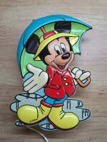 Retro Disney Mickey Mouse gyerek falilámpa
