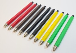 "HEROS COLOR" -  retró IGY (Írószergyár) színes töltőceruzák egy csomagban /10 db