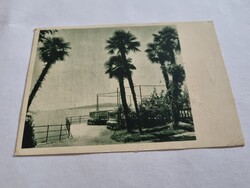 Opatija - Abbázia fekete-fehér régi képeslap 1947