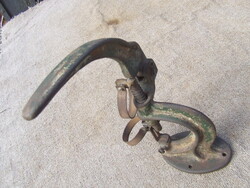 Régi szerszám prés bőrös cipész