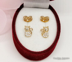 Xuping aranyozott antiallergén fülbevaló, 9 mm (2401)