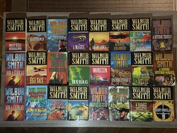 Wilbur Smith 32 db-os könyvcsomag