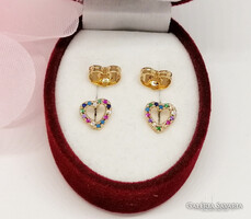 Xuping aranyozott antiallergén fülbevaló, 8 mm (2410)