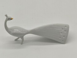 Art deco Fehér Hollóházi páva