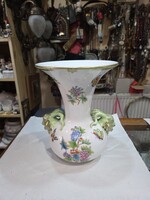 Herendi kosfejes viktória mintás porcelán váza
