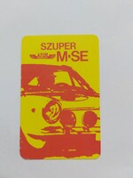 ÁFOR VEVŐSZOLGÁLAT 1976. évi kártyanaptár - SZUPER M-SE