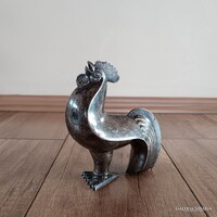Antik Norvég ezüst art deco kakas