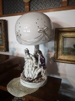 Apulum Barokk stílus porcelán éjjeli lámpa